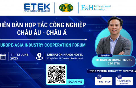 Thư mời tham dự Diễn đàn hợp tác công nghiệp Á - Âu lần thứ nhất (EAICF 2025)